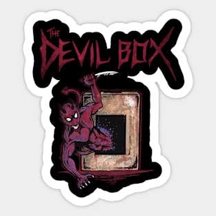 The devil box Sticker